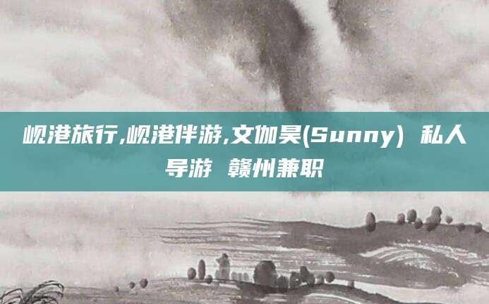 普洱岘港旅行,岘港伴游,文伽昊(Sunny) 私人导游 赣州兼职